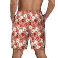 thumbnail image 4 of Uemuo Tomatoes Pattern Mens Swim Trunks Quick Dry Board Shorts with Mesh Lining, Stretch Beach Shorts Quick Dry No-Chafing Board Shorts-XX-Large, 4 of 9