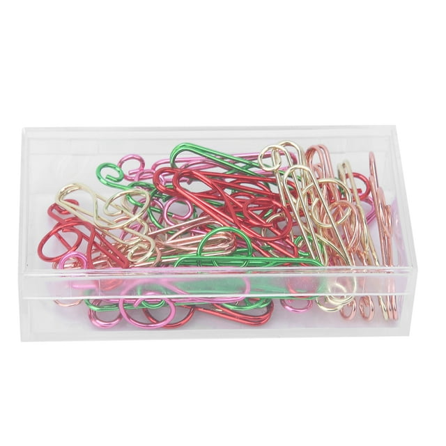 Clips para notas, 25 unidades por caja, 5 colores, útiles escolares de música, clip de papel, durabilidad extendida
