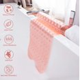 thumbnail image 3 of Bathtub Mats for Shower Tub Extra Long Non Slip Bath Mat, 39 x 16 Inch Shower Mat with Drain Holes and Suction Cups, Bath Tub Mat for Bathroom with Machine Washable (Clear Coral Pink), 3 of 5