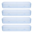 thumbnail image 1 of Lot de 4 Étui à Brosse à Dents Portable Design à Boucle de Couleur Assortie Forme Rectangulaire Usage Domestique, 1 of 8