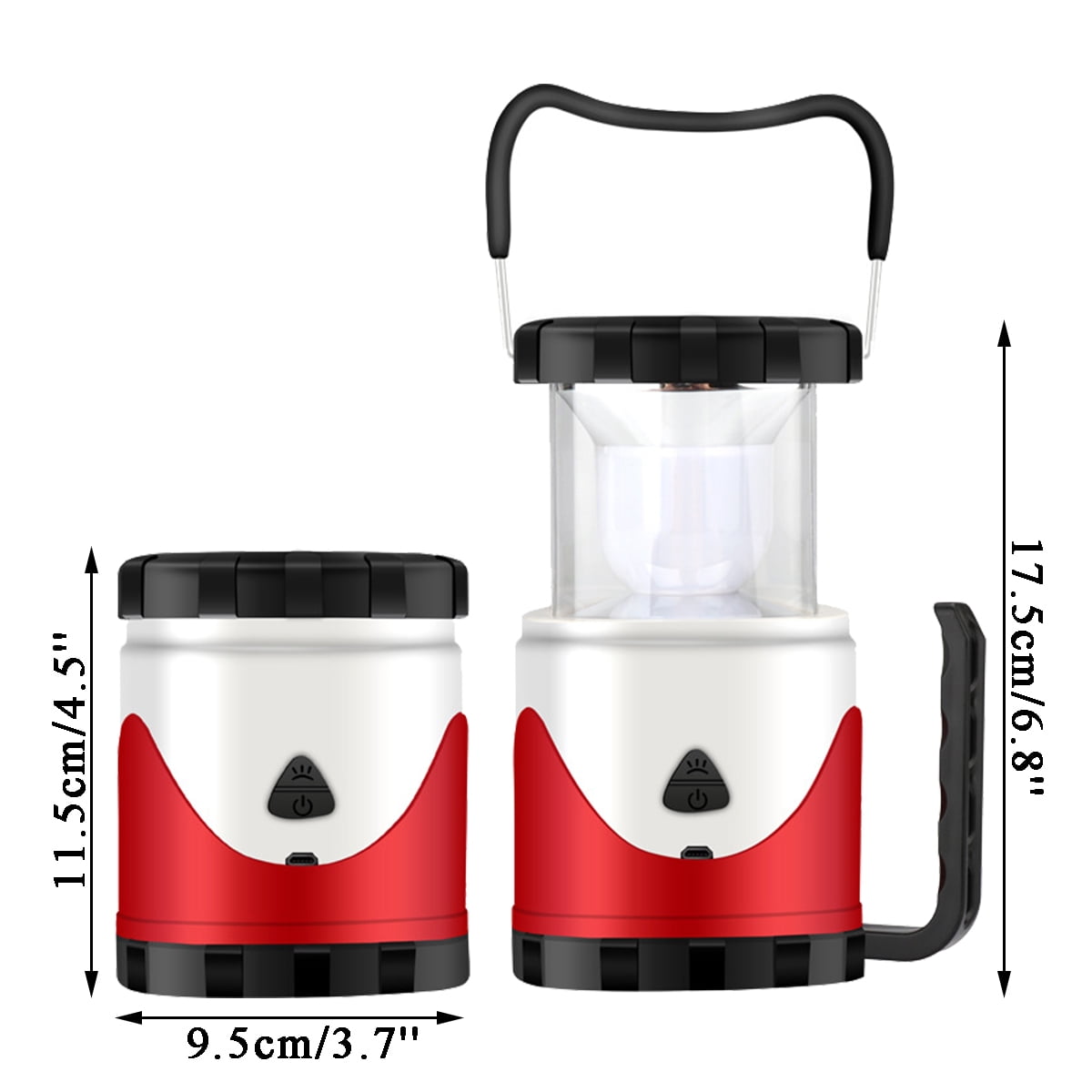 Multifunction LED Camping Lantern Rechargeable Light Lamp Scalable w