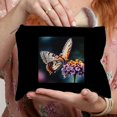 thumbnail image 3 of FCXZI Color Flower Butterfly Print Cosmetic Bags for Women Large Capacity Purse Travel Toiletry Zipper Storage Pouch Black, 3 of 6