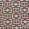 thumbnail image 3 of Viva Red Link Red and Beige Luxury Throw Pillow, 3 of 3