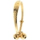 thumbnail image 5 of pulsera elegante de oro de imitación con forma de anillo de mano para bebé, delicada pulsera con bendiciones de luna llena, con cascabel para niñas pequeñas, talla L, diámetro interior de 50 mm., 5 of 8