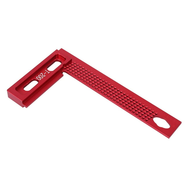 Accessoire de Travail du Bois, Règle de Trou Durable en Aluminium Résistant à l'Usure, pour Aider le Marquage de Travail du Bois Maintient une Structure Raisonnable