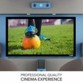 thumbnail image 2 of QualGear QG-PS-FF6-169-150-W 16:9 Fixed Frame Projector Screen, 150-Inch 4k HD Ultra White 1.2 Gain, 2 of 2