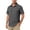 1-Grey, variant on Telankuip Mens Solid Color Cargo Style Shirts Lightweight Long Sleeve Shirt Simple Solid Color Lapel Button down Travel Work Shirts Comfy Breathable with Two Pockets 2-Khaki M