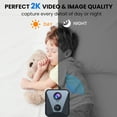 Hidden Camera Spy camera, Improved 2K WiFi Mini Camera, RealTime