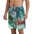 thumbnail image 2 of The Legend of Zelda Mens Swim Trunks Quick Dry Board Shorts with Mesh Lining, Hawaii Beach Shorts Swimwear Bathing Suits, 2 of 7