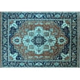 thumbnail image 1 of Ahgly Company Indoor Rectangle Persian Light Blue Traditional Area Rugs, 3' x 5', 1 of 4