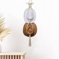 thumbnail image 2 of LCXmlly Easy To Hats Hat Hanger Easy Installation Elegant Bohemian Style Handwoven Rope Hat Hanging Rack for Home Room, 2 of 8