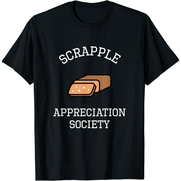 100% cotton tshirts men tee Scrapple Appreciation Society Pennsylvania Meat Lovers T-Shirt