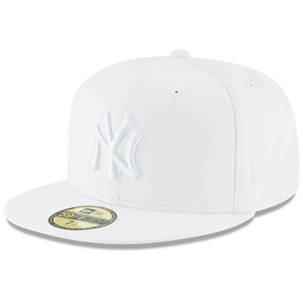 New York Yankees New Era Primary Logo Basic 59fifty Fitted Hat White Walmart Com