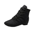 thumbnail image 2 of Wowcloth Women's High-Top Canvas Dance Shoes - Comfortable Plus Size Design for Jazz, Yoga, and Ballet Practice with Trendy Autumn Winter Style, 2 of 6