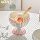thumbnail image 3 of Taza de cerámica con forma de copa de yogur de frutas con degradado brillante vintage francés, creativa taza de base alta con perla, tazas para helado, tazas para café de restaurante, 3 of 6
