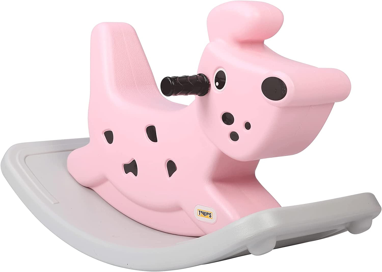 Kids Plastic Rocking Horse Toddlers Durable HDPE Material Ride On