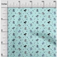 thumbnail image 2 of oneOone Polyester Spandex Light Blue Fabric Medical Craft Projects Decor Fabric Printed By The Yard 56 Inch Wide, 2 of 4