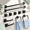 Black 10 Piece-24 Inch, variant on 16 Inch Black 10 Piece Stainless Steel Bathroom Accessory Set