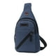thumbnail image 1 of Bolso bandolera de pecho, bandolera, múltiples compartimentos con cremallera, correa ajustable con orificio para auriculares, para salidas informales., 1 of 6