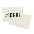 thumbnail image 2 of The Cotton and Canvas Cosmetic Bag, #IDGAF, 2 of 4
