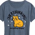 thumbnail image 3 of Instant Message - Overthinking and Getting Hangry - Women's Short Sleeve Graphic T-Shirt, 3 of 6