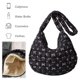 thumbnail image 5 of Crescent Bag Bolso Mano Acolchado Mujer Nylon Suave para El Viajes Compras, 5 of 9