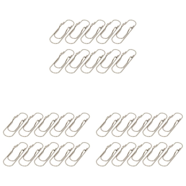 30 Pcs Porte-Trombones en Métal, Trombones Multicolores en Acier Inoxydable pour Bureau, Table et Journal