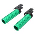 thumbnail image 2 of 1 par de clavijas de pie de motocicleta CNC T6063 Reemplazo de superficie anodizada de aleación de aluminio para Benelli Tornado 252R 2021-2022 Verde, 2 of 5