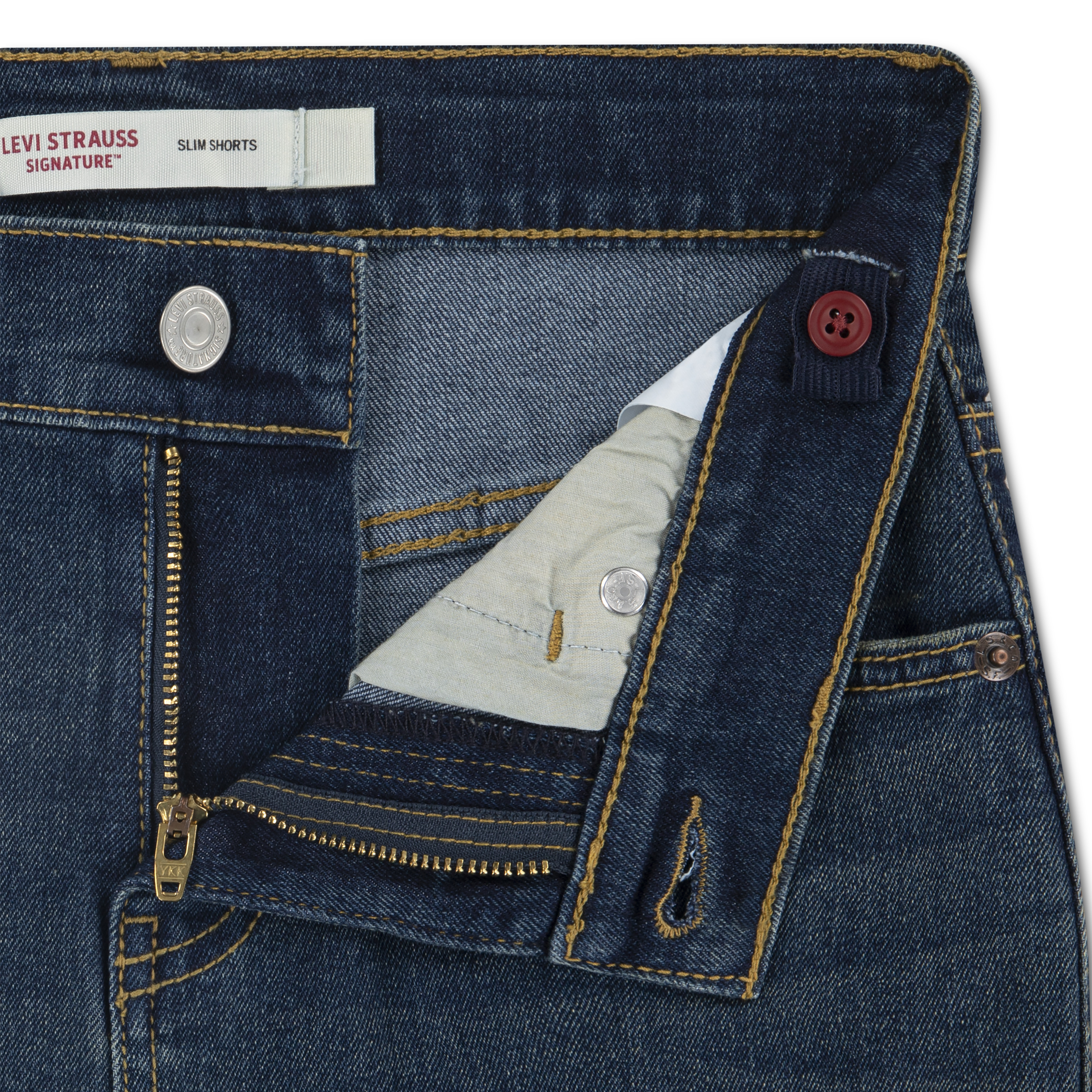 Levi Strauss Signature Boys Slim Fit Denim Shorts, Sizes 4-18