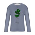 thumbnail image 4 of Maean St Patricks Day Shirt for Men Long Sleeve Fashion T-Shirt Mens Big and Tall Tops Clothes, 4 of 5