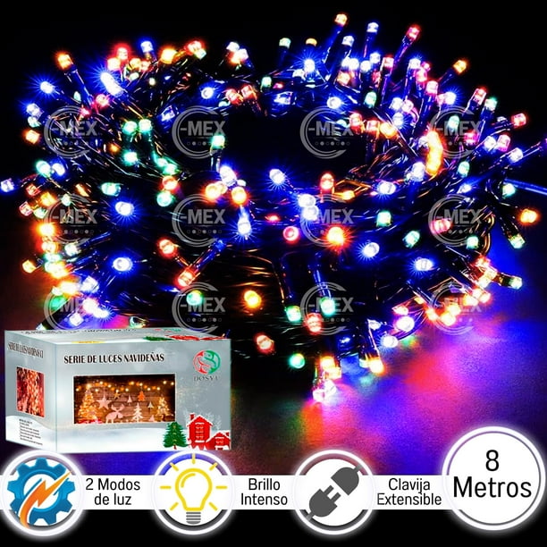 Luces navideñas DOSYU DY-ICE500L-V3 500 LEDs Multicolor 8 Metros