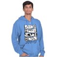thumbnail image 5 of Smurfs Cartoon Manga Panel Aesthetic Zip Up Hoodie Men's Women's Brisco Brands 4X, 5 of 6