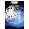 thumbnail image 2 of FMSHPON Merry Christmas Clipboard Hardboard Wood Nursing Clip Board and Pull for Standard A4 Letter 13x9 inches, 2 of 8