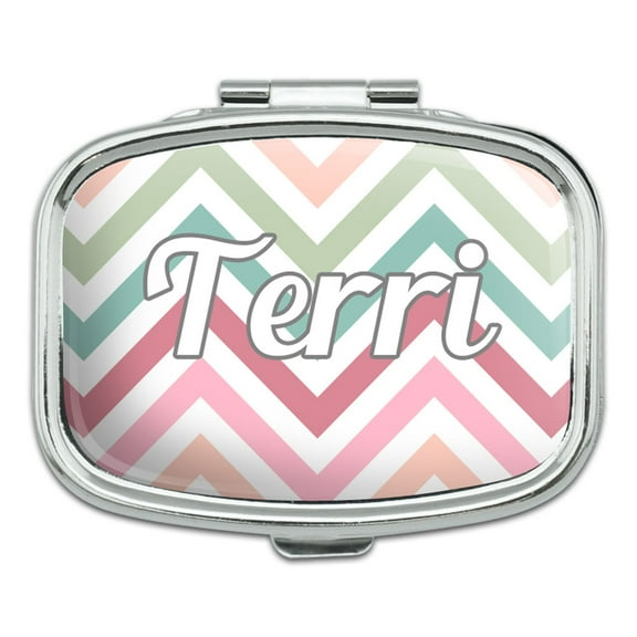 Female Names - Terri - Rectangle Pill Box