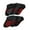 Black/Red, variant on 10-20 Pairs of Ecko Men's Basic Quick Dry No Show Athletic Socks 10-13 (Blk/Red, 10)