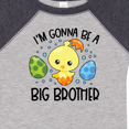 thumbnail image 4 of Inktastic Easter I'm Gonna Be a Big Brother with Green and Blue Eggs Boys Baby Bodysuit, 4 of 5