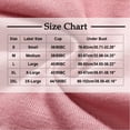 thumbnail image 2 of Amidoa Bras for Older Women Nursing Front-Close Purple Cotton Embroidered Bra Women's Lingerie XL, 2 of 5