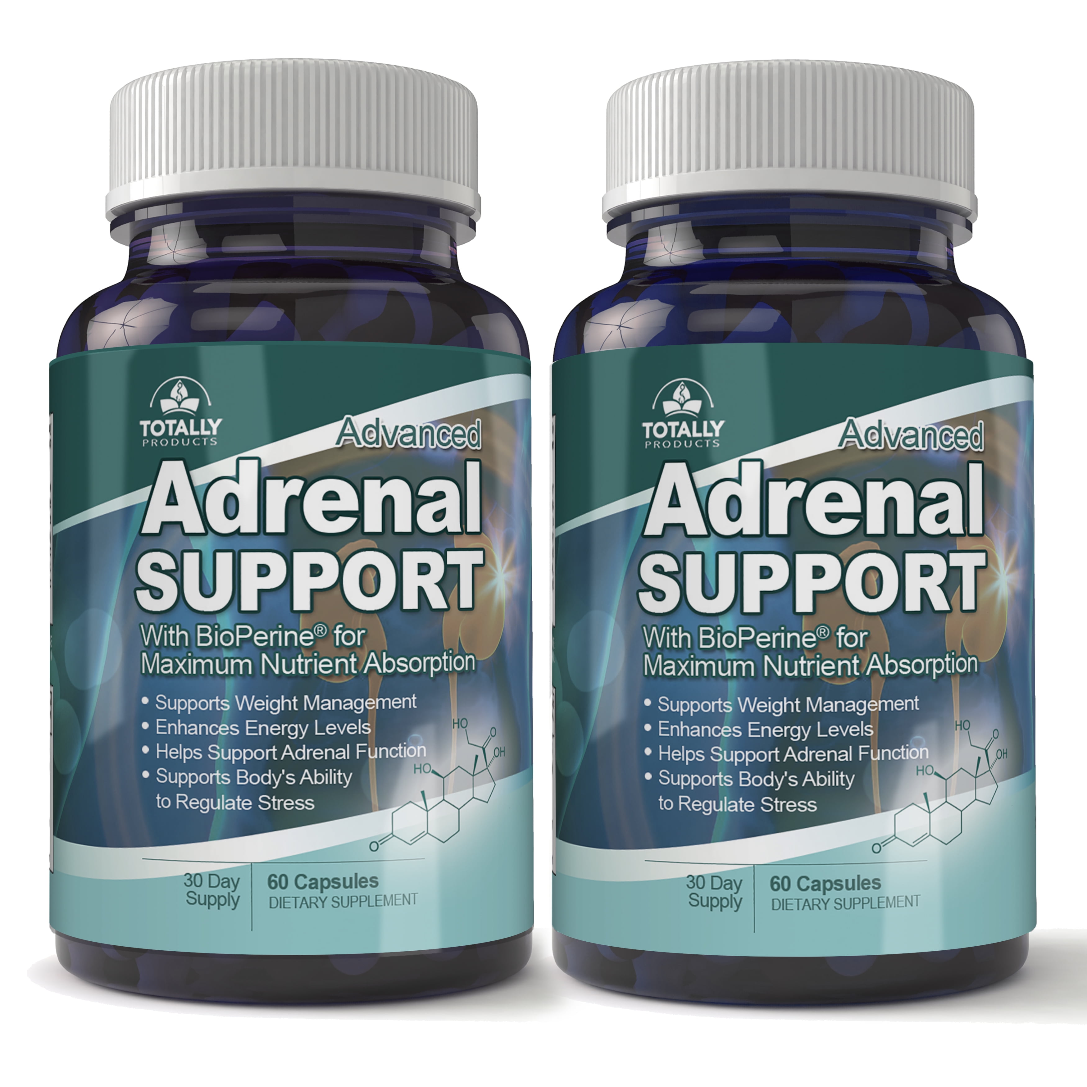 Advanced Adrenal Support (60 capsules) 2 bottles