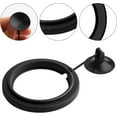 thumbnail image 4 of Fish Feeding Ring, Fish Feeder Aquarium Fish Turtle Tank Accessories Food Feeder Circle 2 Pieces (black), 4 of 5
