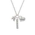thumbnail image 2 of Delight Jewelry Silvertone 3-D Fortune Cookie Always My Mother Bar Zoe Necklace, 2 of 4