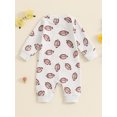 thumbnail image 5 of Musuos  Baby Boys Girls Jumpsuits 0-18Months Long Sleeve Round Neck Football Print Rompers Infant Newborn Clothes, 5 of 9