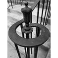thumbnail image 2 of Phillip, Jamie 25x32 Black Ornate Wood Framed with Double Matting Museum Art Print Titled - Railing 4, 2 of 4
