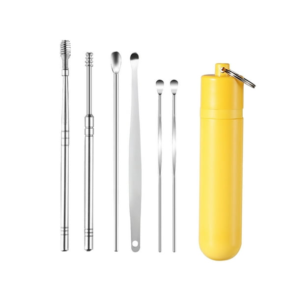 Ear Cleaning Kit Earwax Cleaner Tool Set 2024 New Ear Cleaner Earwax Removal Products Ear Wax Removal Ear Cleaner Earwax Removal Tools with Plastic Buckets