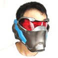 thumbnail image 3 of Máscara de cosplay Overwatch de resina, 320 g, 17 x 21 cm, Halloween Carnival, 3 of 3