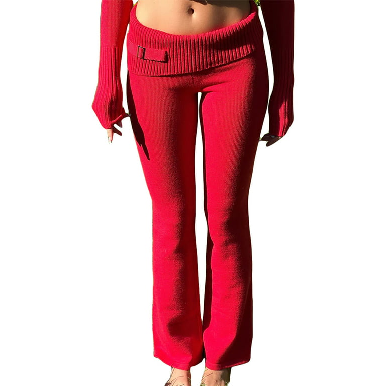 Women Knit 2 Piece Outfits Long Sleeve Zipper Hooded Crop Top High Waist  Skinny Pants Set Tracksuit Loungewear 