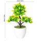 thumbnail image 3 of Artificial Flower Bouquet Arrangement | Realistic Faux Potted Plant | Plastic Decor | Indoor Living Room Table Centerpiece | Pink Orange Yellow | 10x28x20 cm | 1 Pack, 3 of 6