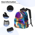 thumbnail image 5 of Lsque Magic Mushrooms ,Fireflies Classic Casual Backpack - Large Capacity Water-Resistant Backpack for School, Work, Travel, and Outdoor Activities, 5 of 8