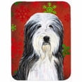 thumbnail image 2 of Caroline's Treasures Bearded Collie Winter Snowflakes Holiday Glass Cutting Board Large, 2 of 2