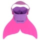 thumbnail image 2 of Aleta De Natación Monoaleta De Sirena Para Niños, Aletas De Cola Monolíticas, Aletas De Una Pieza, Color Rosa, 2 of 7