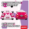 thumbnail image 6 of Huffy 6V Disney Minnie Mouse Convertible Ride-On Car with Remote Control, Ages 3-7, Kids, Pink, 6 of 17